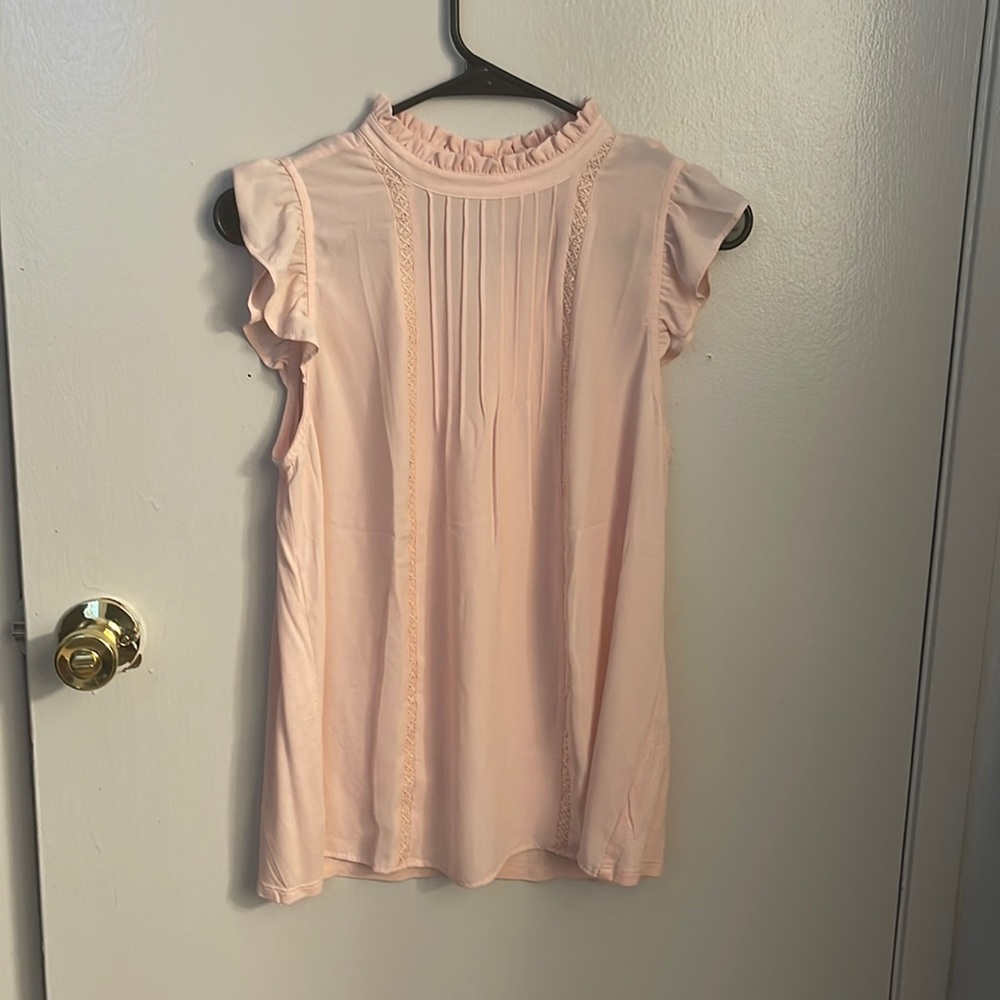 Loft pink blouse
